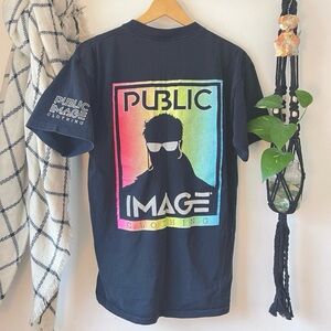 Vintage 90s Public Image Faded Graphic Tee